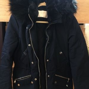 ZARA Quilted Winter Parka